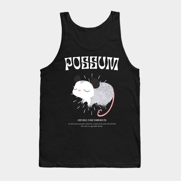 Possum Tank Top by burlytx